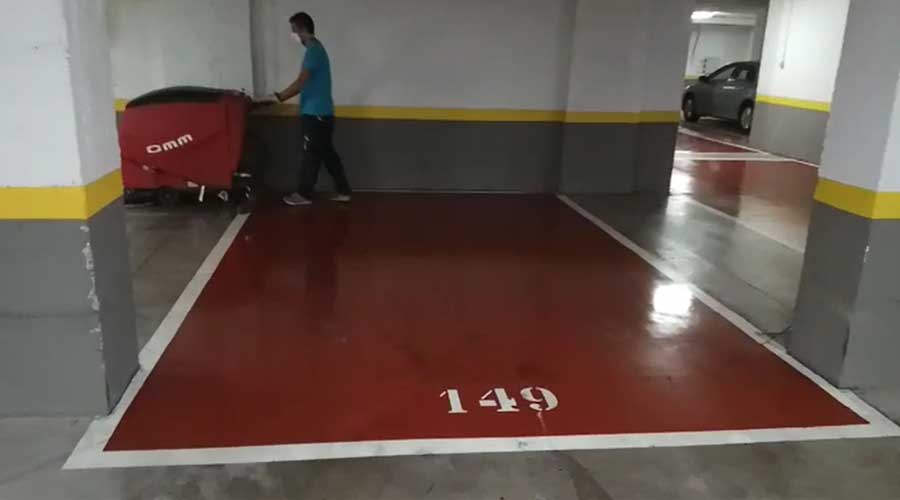 Ver eliminación manchase aceite garaje