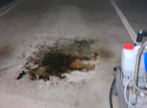 Ver retirada de manchas de aceite